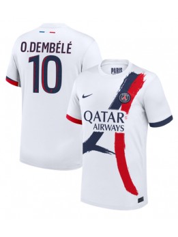 Moški Nogometna dresi replika Paris Saint-Germain Ousmane Dembele #10 Gostujoči 2024-25 Kratek rokav